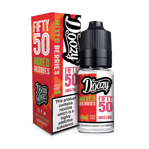 DOOZY - FIFTY 50 - MIXED BERRIES - 10ML BOX OF 10 My Store
