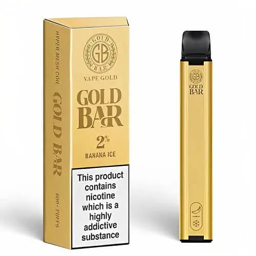 Gold Bar 600 Puff Disposable Vape Pod Device - 20MG- Box of 10 My Store