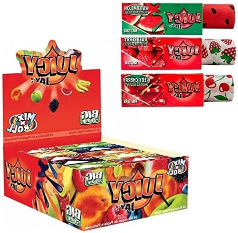 Juicy Jay'S Big Size Mix N Roll Flavoured Cigarette Paper Rolls - Vape wholesale supplies 