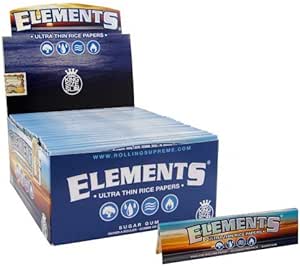 Elements Ultra Thin Rice Cigarette Rolls - King Size - Box Of 12 Vape wholesale supplies