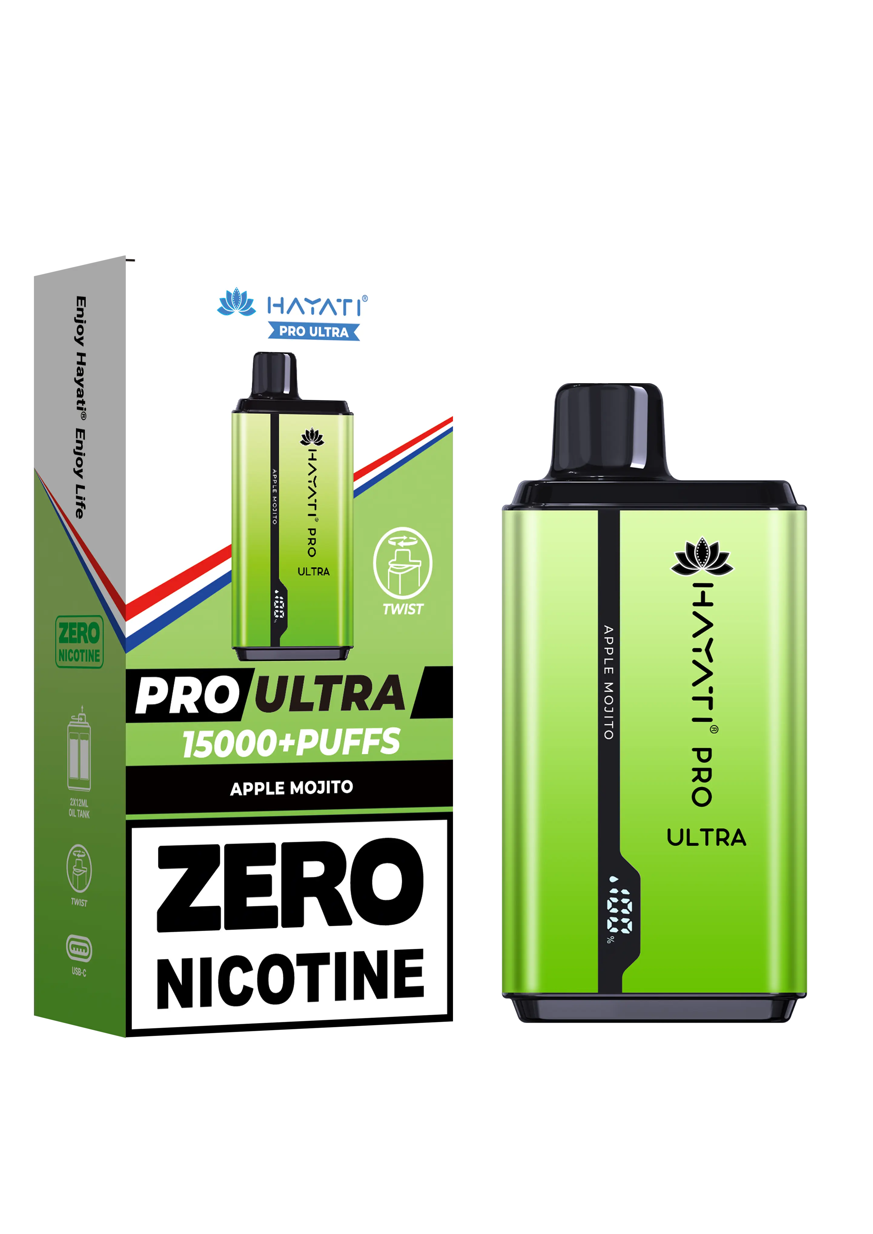 Hayati Pro Ultra 15000+ Puffs - Zero Nicotine Vape | Wholesale HayatiNot Found Vape wholesale supplies