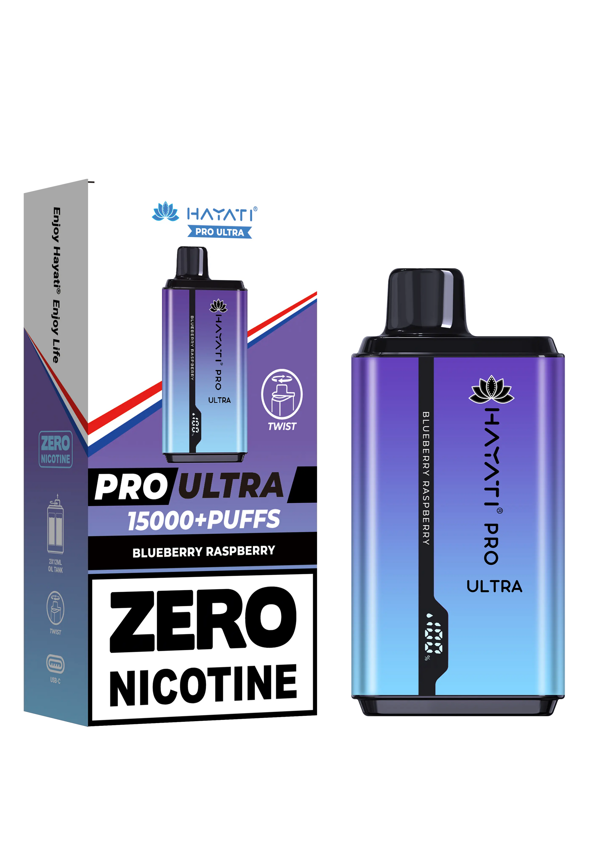 Hayati Pro Ultra 15000+ Puffs - Zero Nicotine Vape | Wholesale HayatiNot Found Vape wholesale supplies