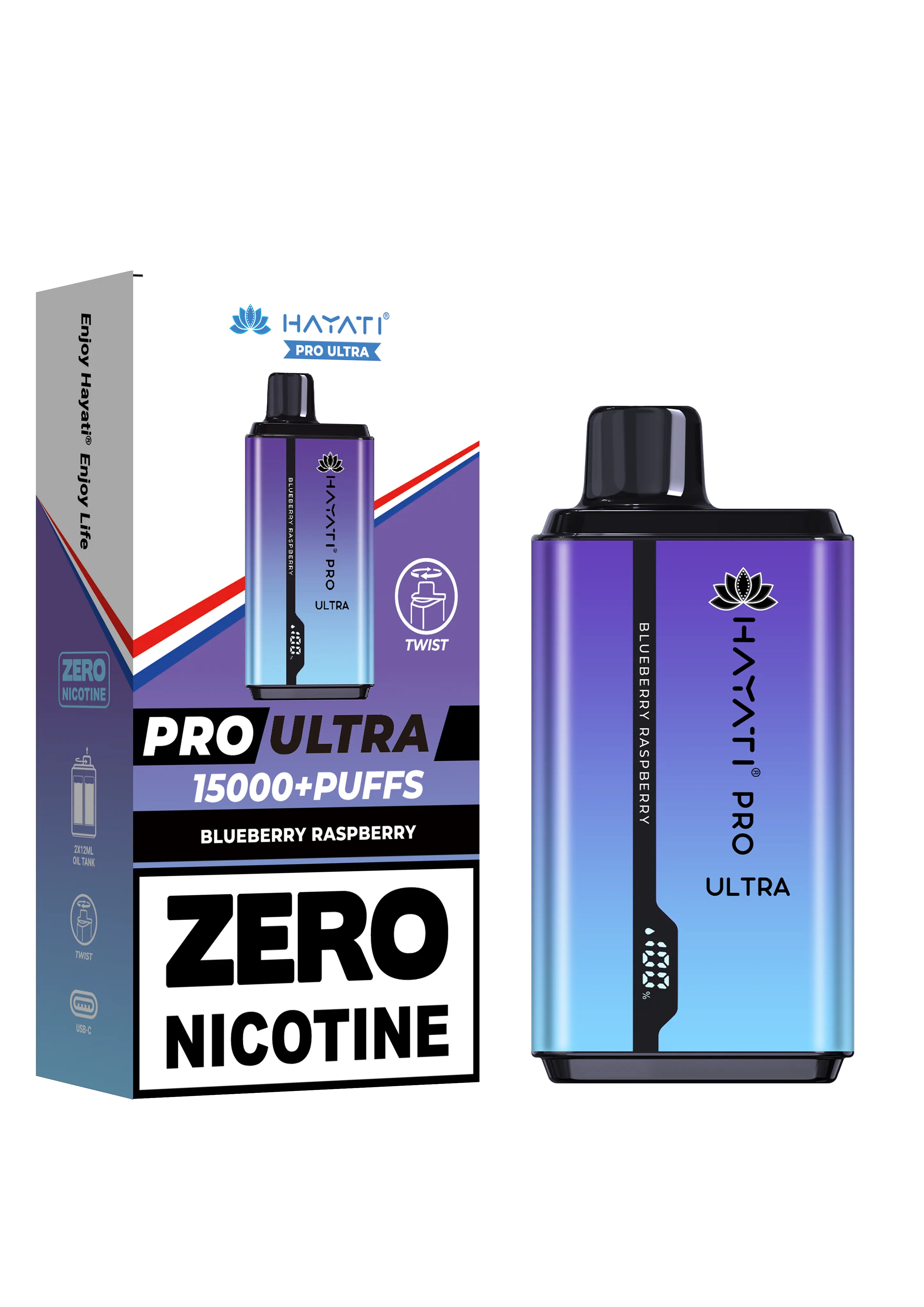 Hayati Pro Ultra 15000+ Puffs - Zero Nicotine Vape | Wholesale HayatiNot Found Vape wholesale supplies