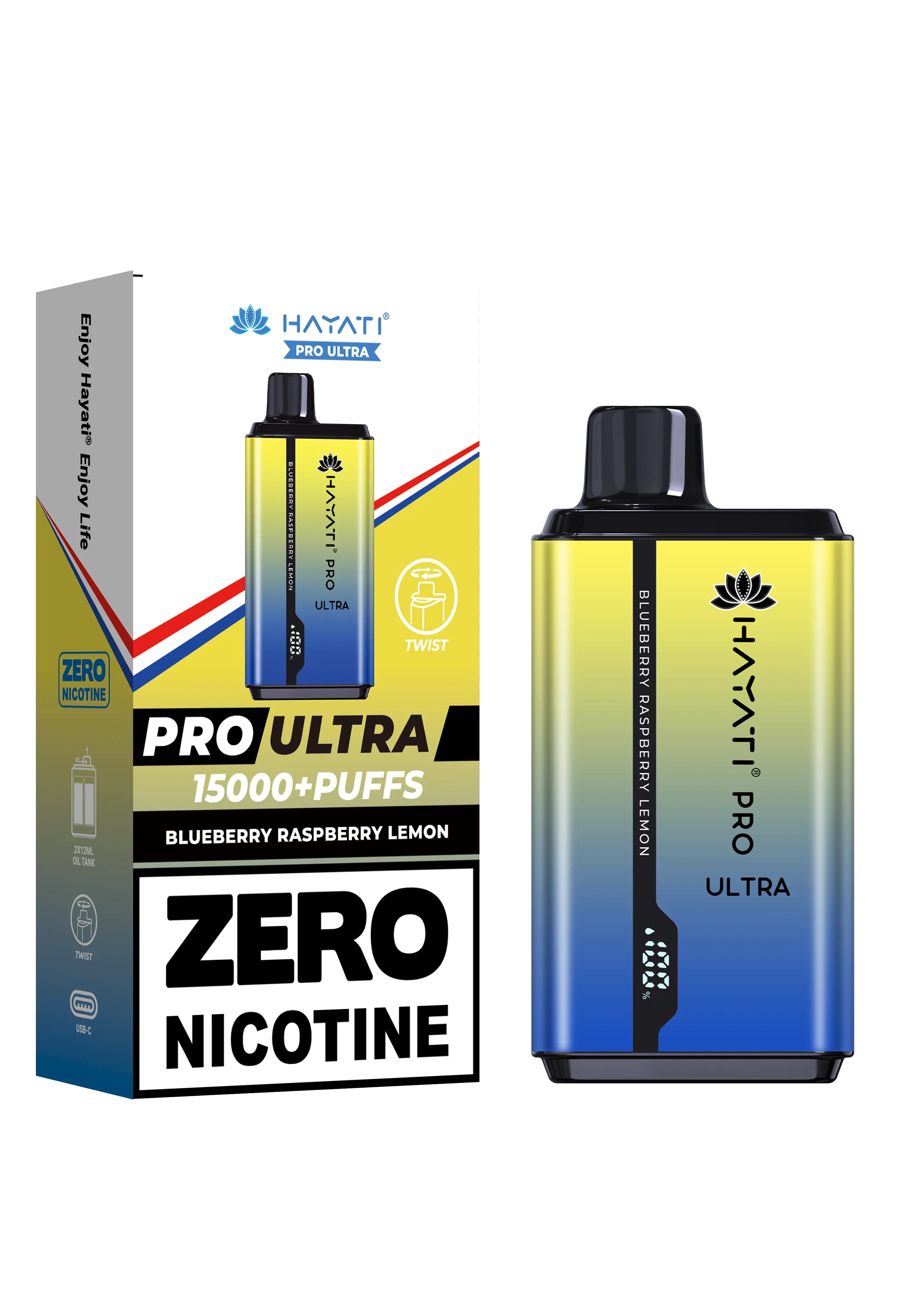 Hayati Pro Ultra 15000+ Puffs - Zero Nicotine Vape | Wholesale HayatiNot Found Vape wholesale supplies