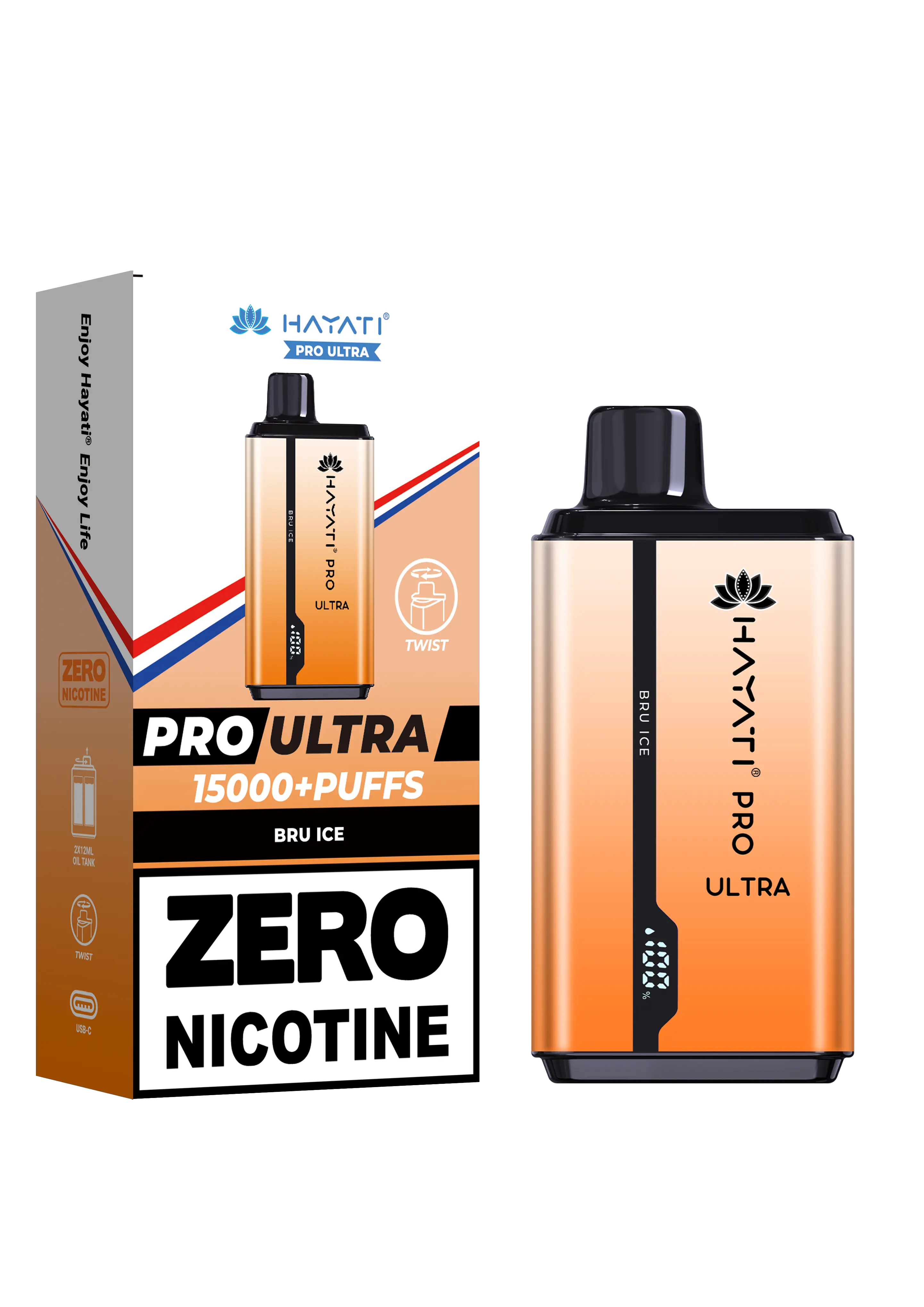 Hayati Pro Ultra 15000+ Puffs - Zero Nicotine Vape | Wholesale HayatiNot Found Vape wholesale supplies