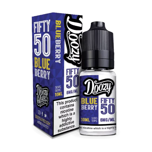 DOOZY - FIFTY 50 - BLUEBERRY - 10ML BOX OF 10 My Store