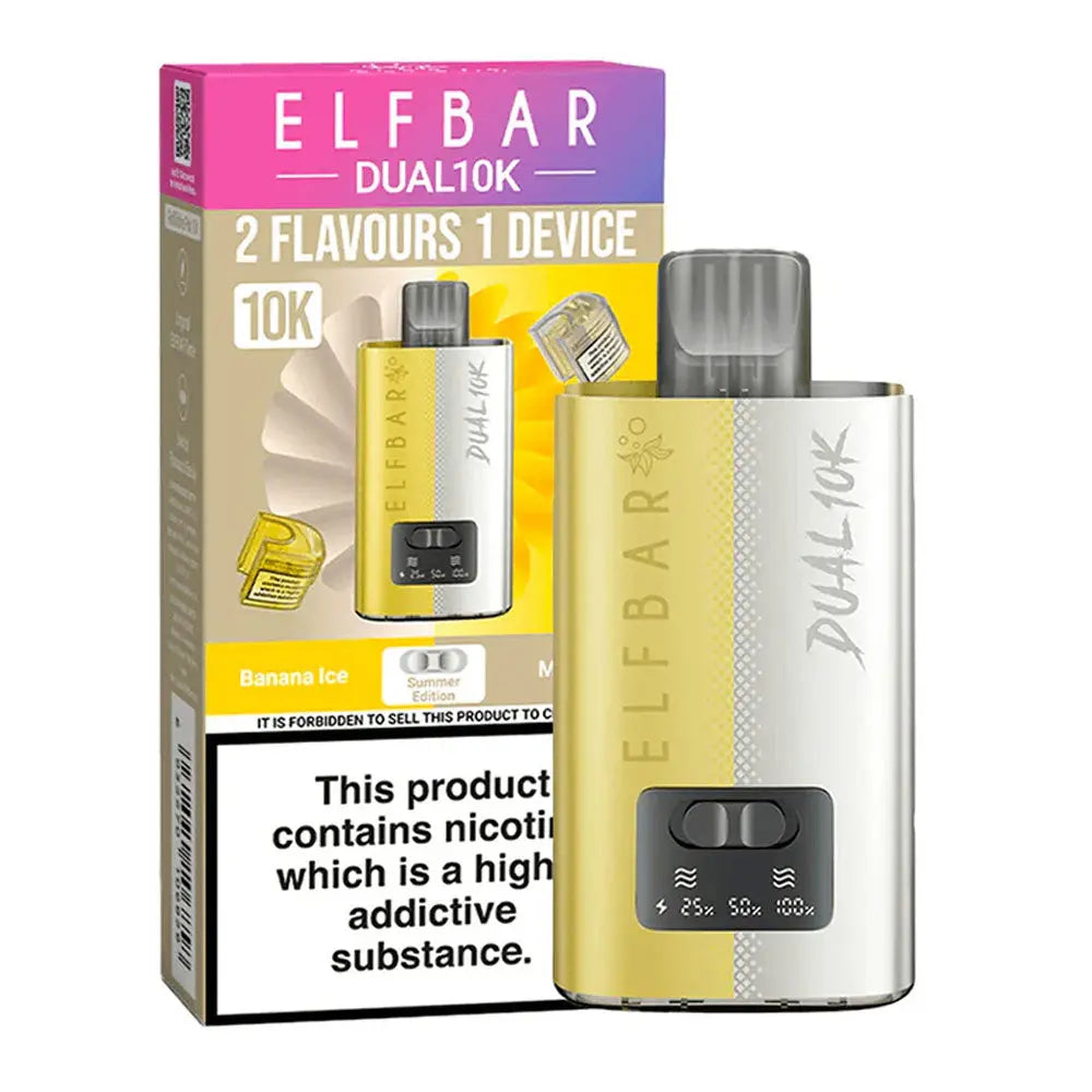 Elf Bar Dual 10K Puffs Disposable Vape (Pack of 5) - Vape wholesale supplies 