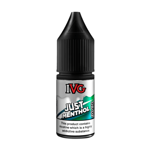 IVG - 50/50 JUST MENTHOL  10ML BOX OF 10 My Store