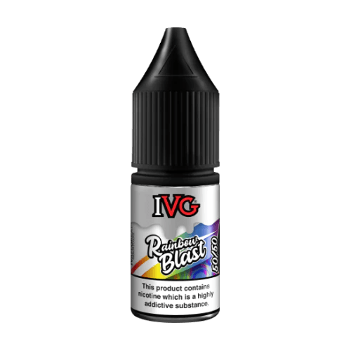 IVG - 50/50 RAINBOW BLAST  10ML BOX OF 10 My Store