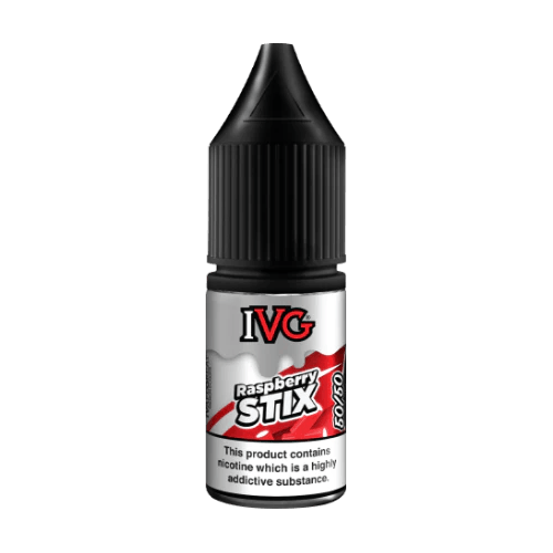 IVG - 50/50 RASPBERRY STIX 10ML BOX OF 10 My Store