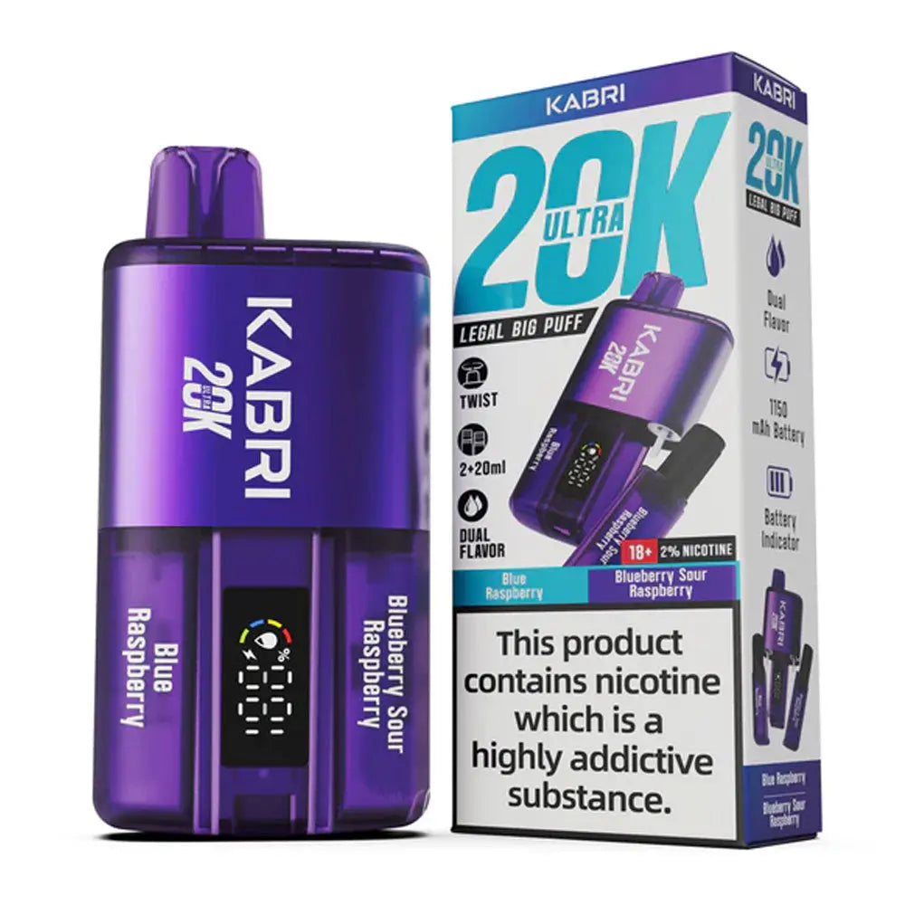 Kabri Ultra 20k Puffs Disposable Vape (Pack of 5) - Vape wholesale supplies 