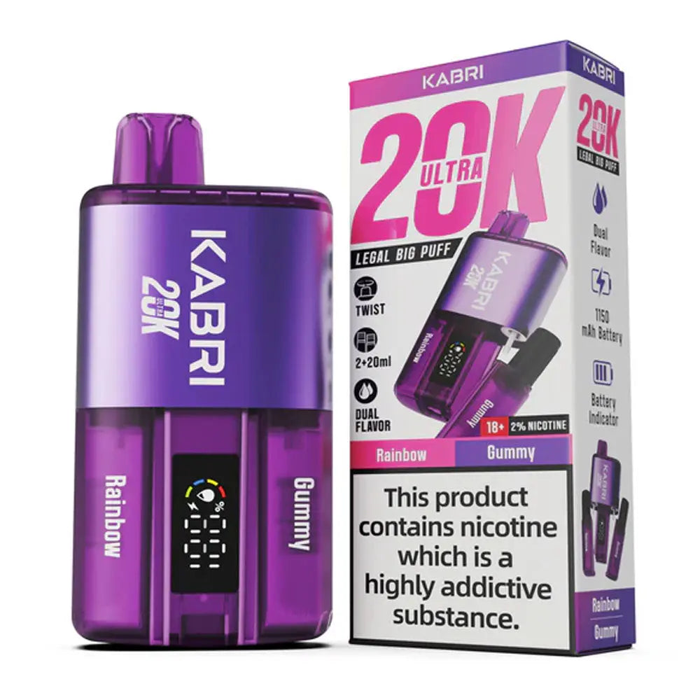 Kabri Ultra 20k Puffs Disposable Vape (Pack of 5) - Vape wholesale supplies 