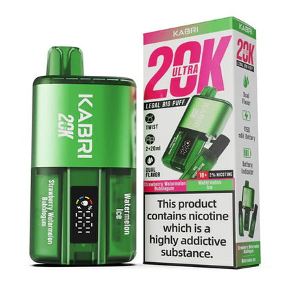 Kabri Ultra 20k Puffs Disposable Vape (Pack of 5) - Vape wholesale supplies 