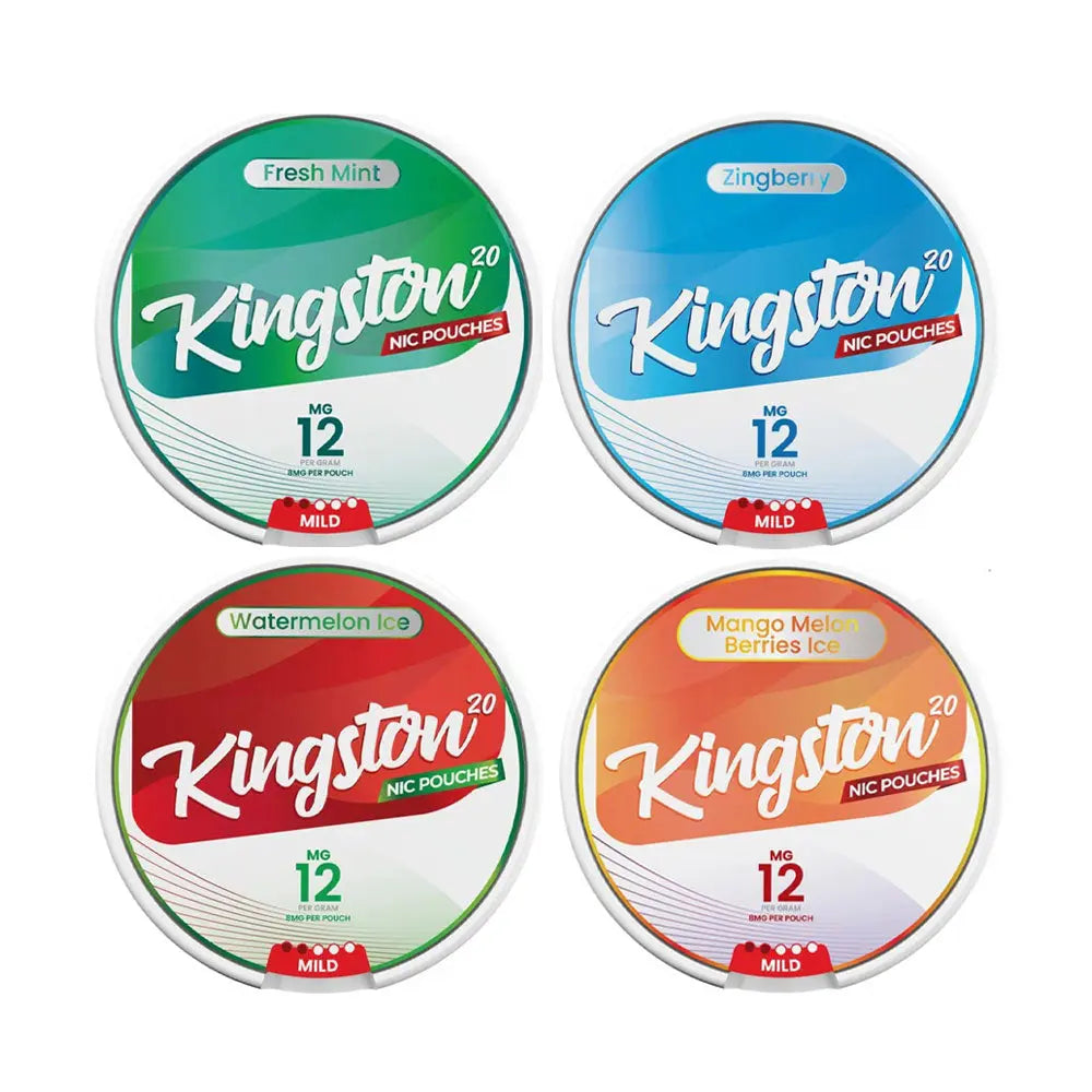 Kingston Nicotine Pouches (Pack of 10) - Vape wholesale supplies 