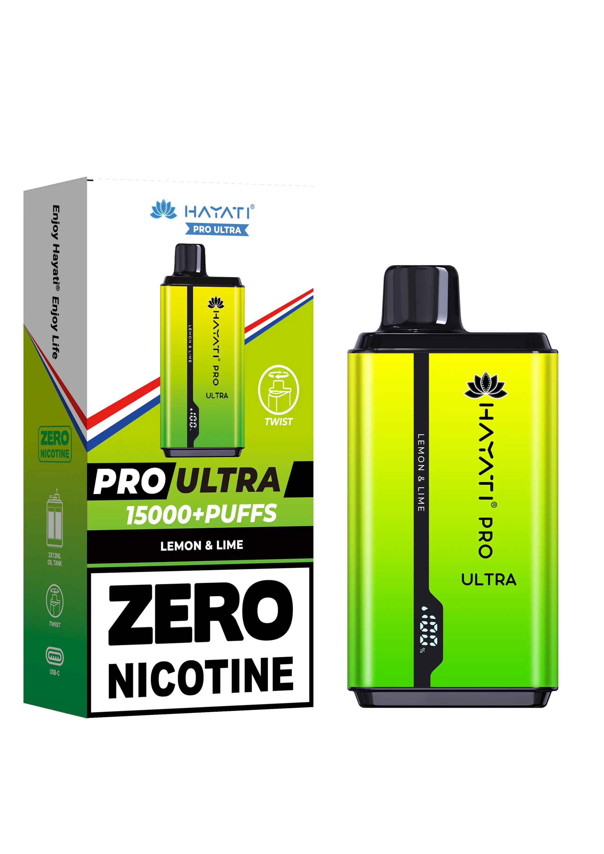 Hayati Pro Ultra 15000+ Puffs - Zero Nicotine Vape | Wholesale HayatiNot Found Vape wholesale supplies