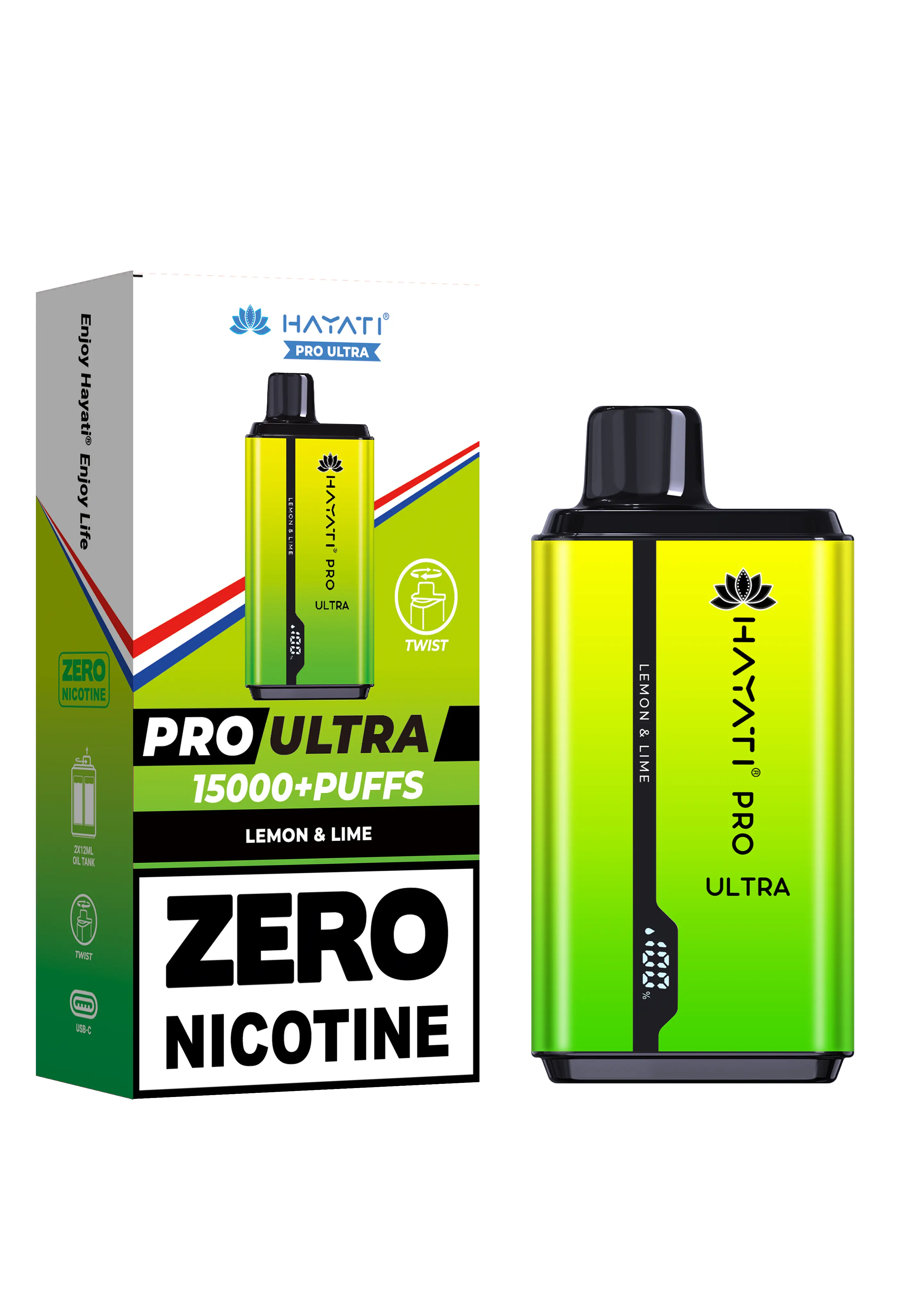 Hayati Pro Ultra 15000+ Puffs - Zero Nicotine Vape | Wholesale HayatiNot Found Vape wholesale supplies