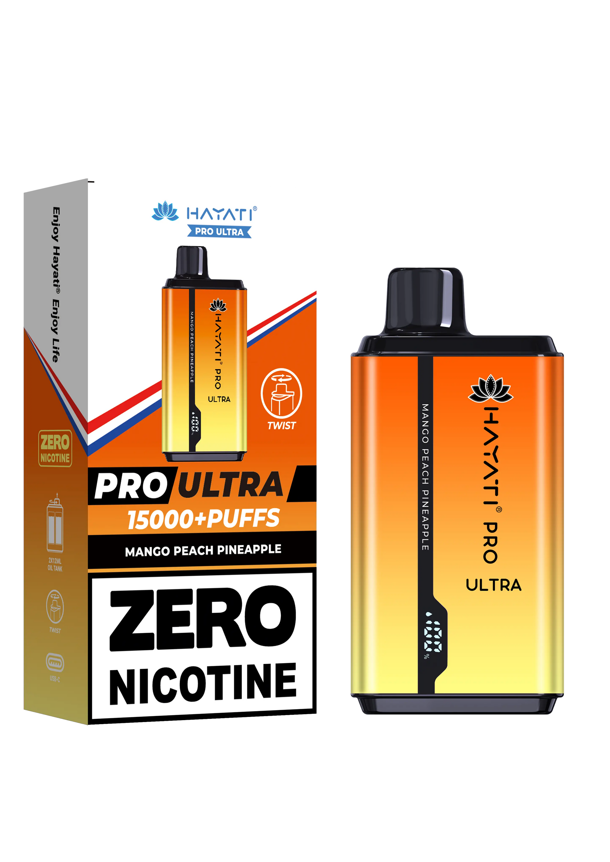 Hayati Pro Ultra 15000+ Puffs - Zero Nicotine Vape | Wholesale HayatiNot Found Vape wholesale supplies