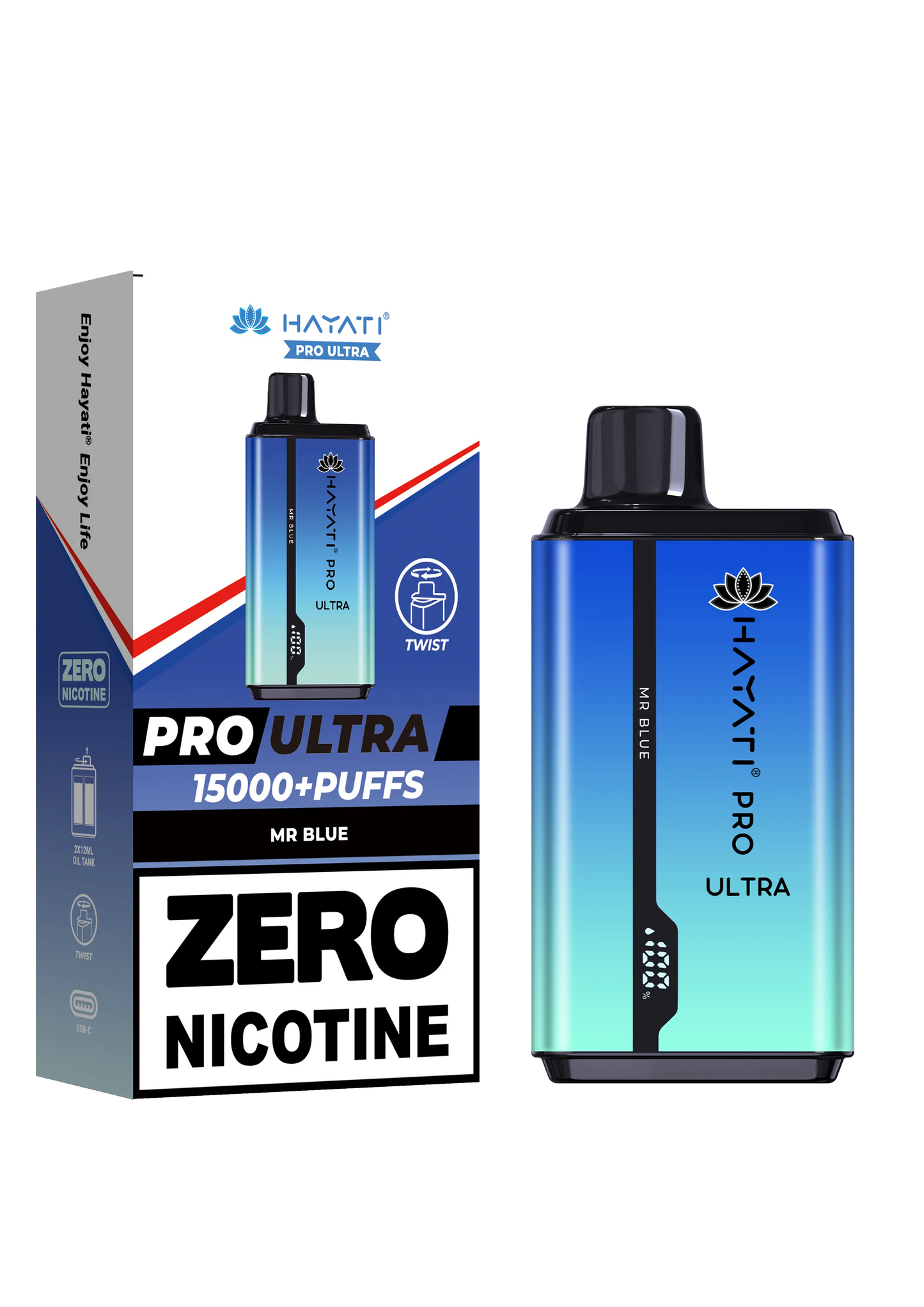 Hayati Pro Ultra 15000+ Puffs - Zero Nicotine Vape | Wholesale HayatiNot Found Vape wholesale supplies