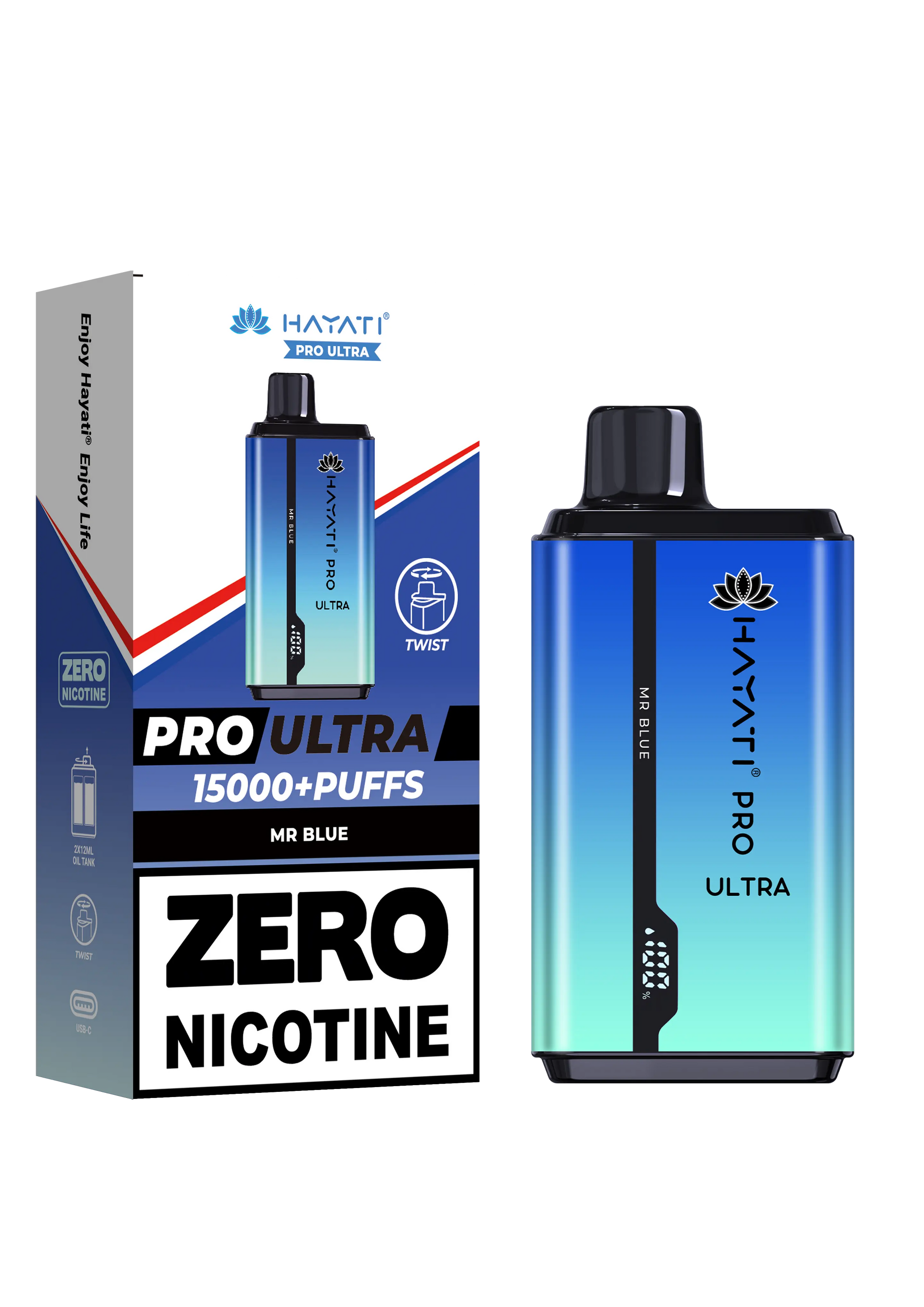 Hayati Pro Ultra 15000+ Puffs - Zero Nicotine Vape | Wholesale HayatiNot Found Vape wholesale supplies