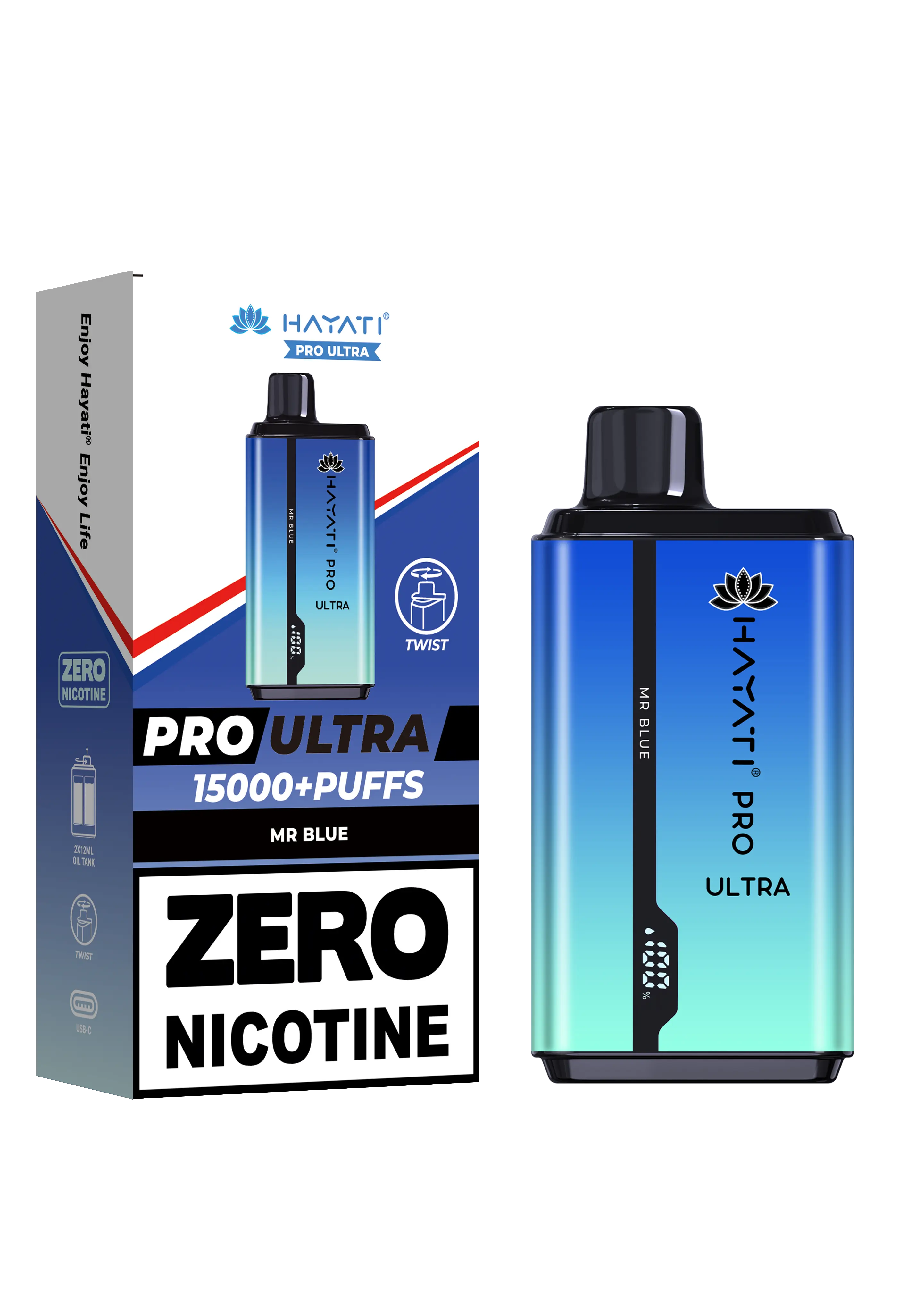 Hayati Pro Ultra 15000+ Puffs - Zero Nicotine Vape | Wholesale HayatiNot Found Vape wholesale supplies