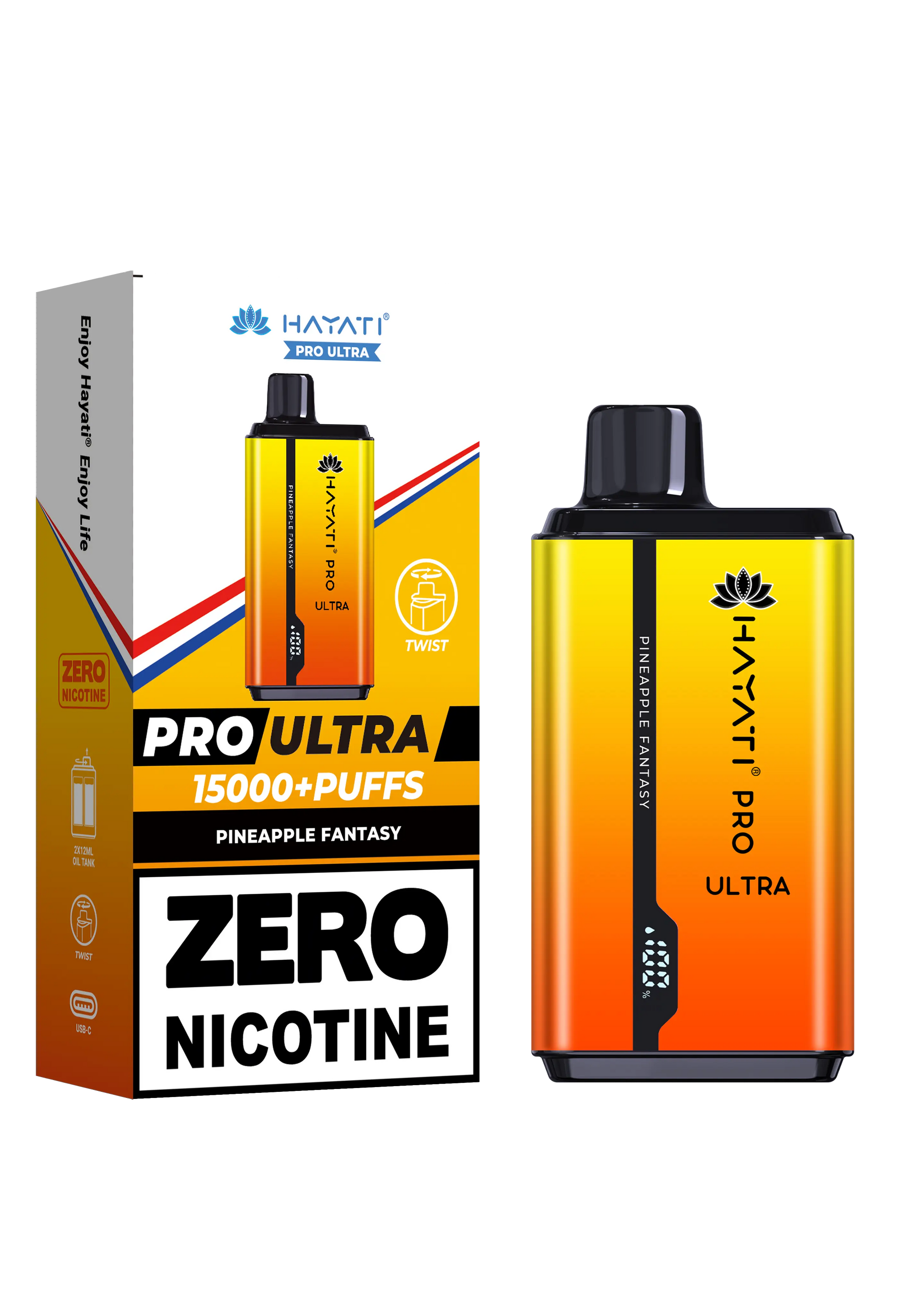 Hayati Pro Ultra 15000+ Puffs - Zero Nicotine Vape | Wholesale HayatiNot Found Vape wholesale supplies