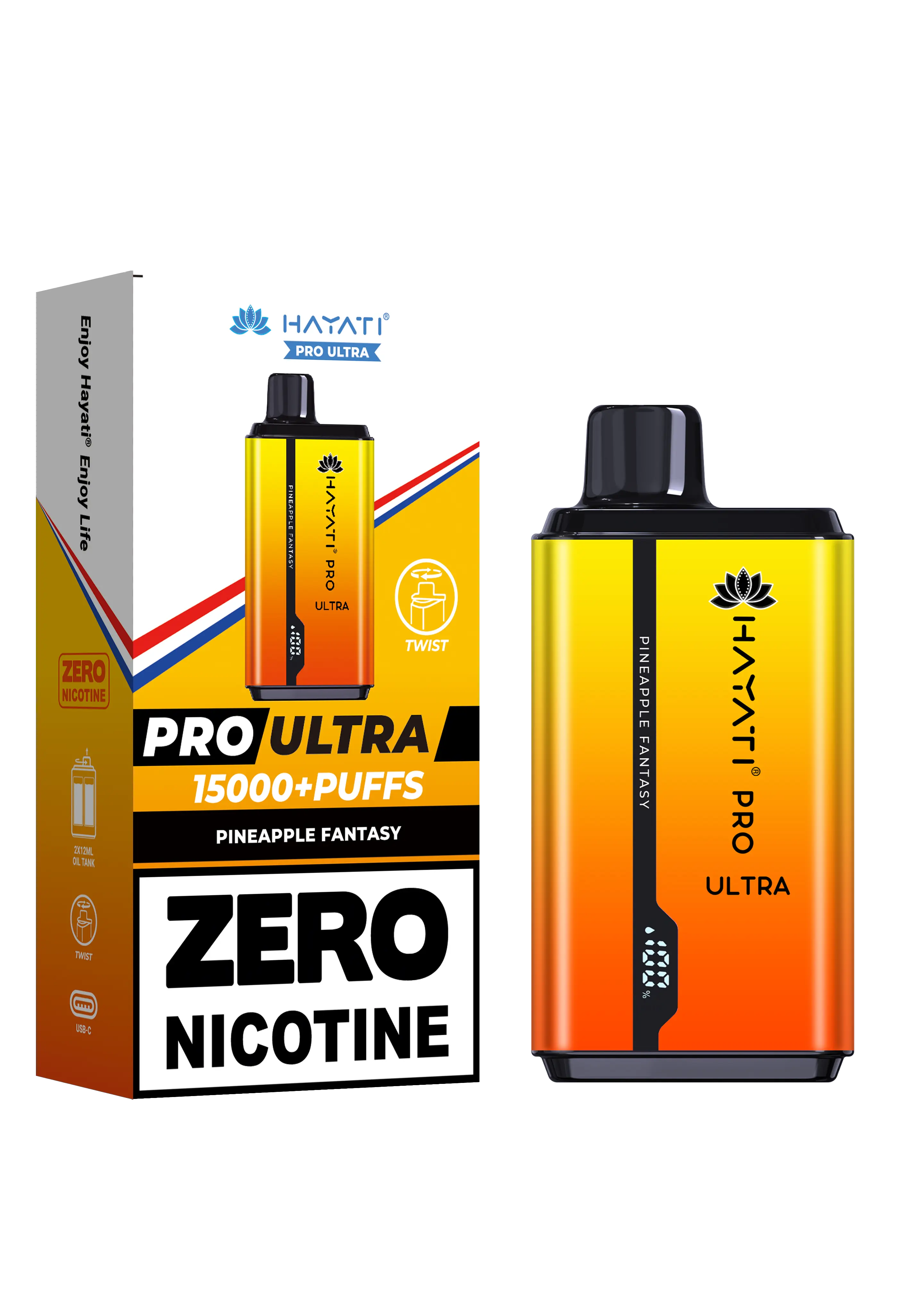 Hayati Pro Ultra 15000+ Puffs - Zero Nicotine Vape | Wholesale HayatiNot Found Vape wholesale supplies