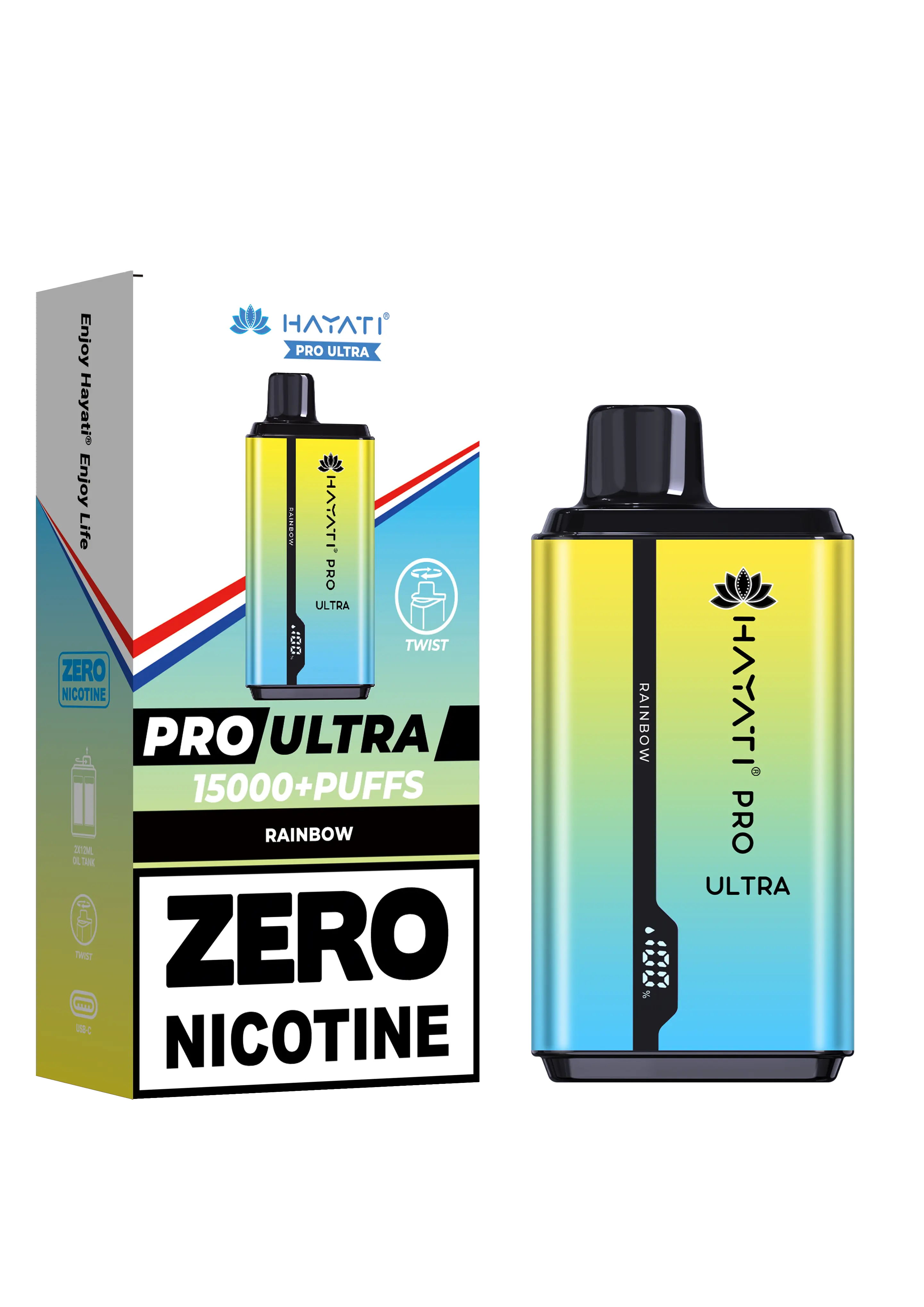 Hayati Pro Ultra 15000+ Puffs - Zero Nicotine Vape | Wholesale HayatiNot Found Vape wholesale supplies