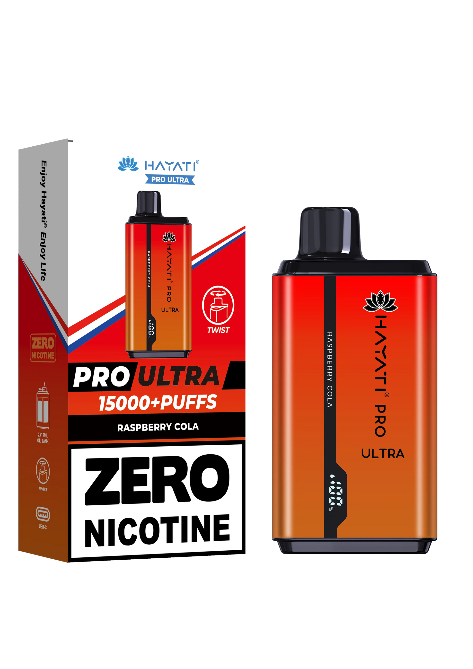 Hayati Pro Ultra 15000+ Puffs - Zero Nicotine Vape | Wholesale HayatiNot Found Vape wholesale supplies