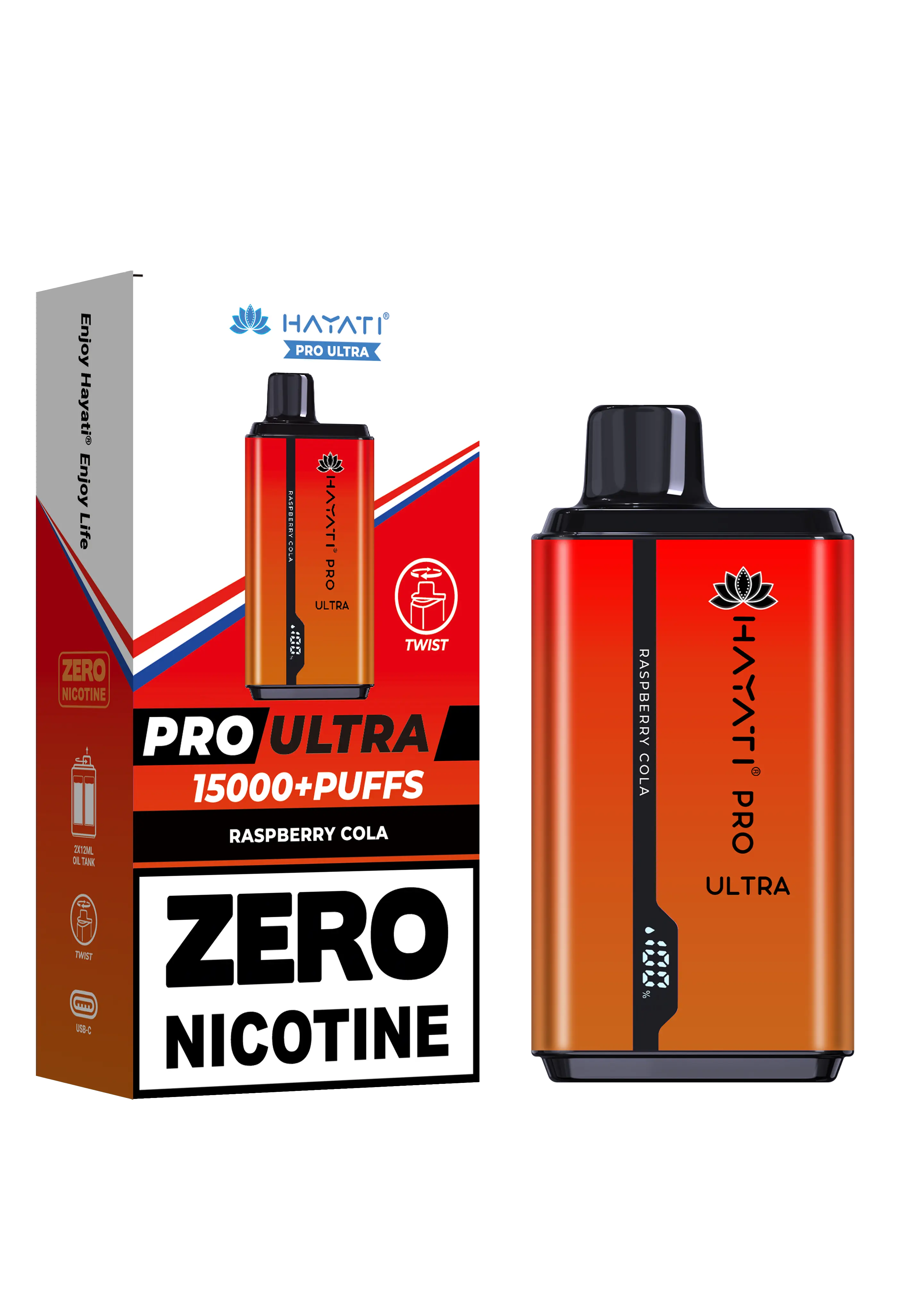 Hayati Pro Ultra 15000+ Puffs - Zero Nicotine Vape | Wholesale HayatiNot Found Vape wholesale supplies