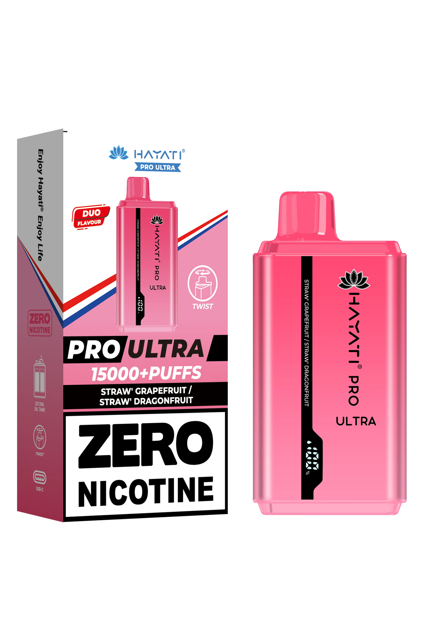 Hayati Pro Ultra 15000+ Puffs - Zero Nicotine Vape | Wholesale HayatiNot Found Vape wholesale supplies