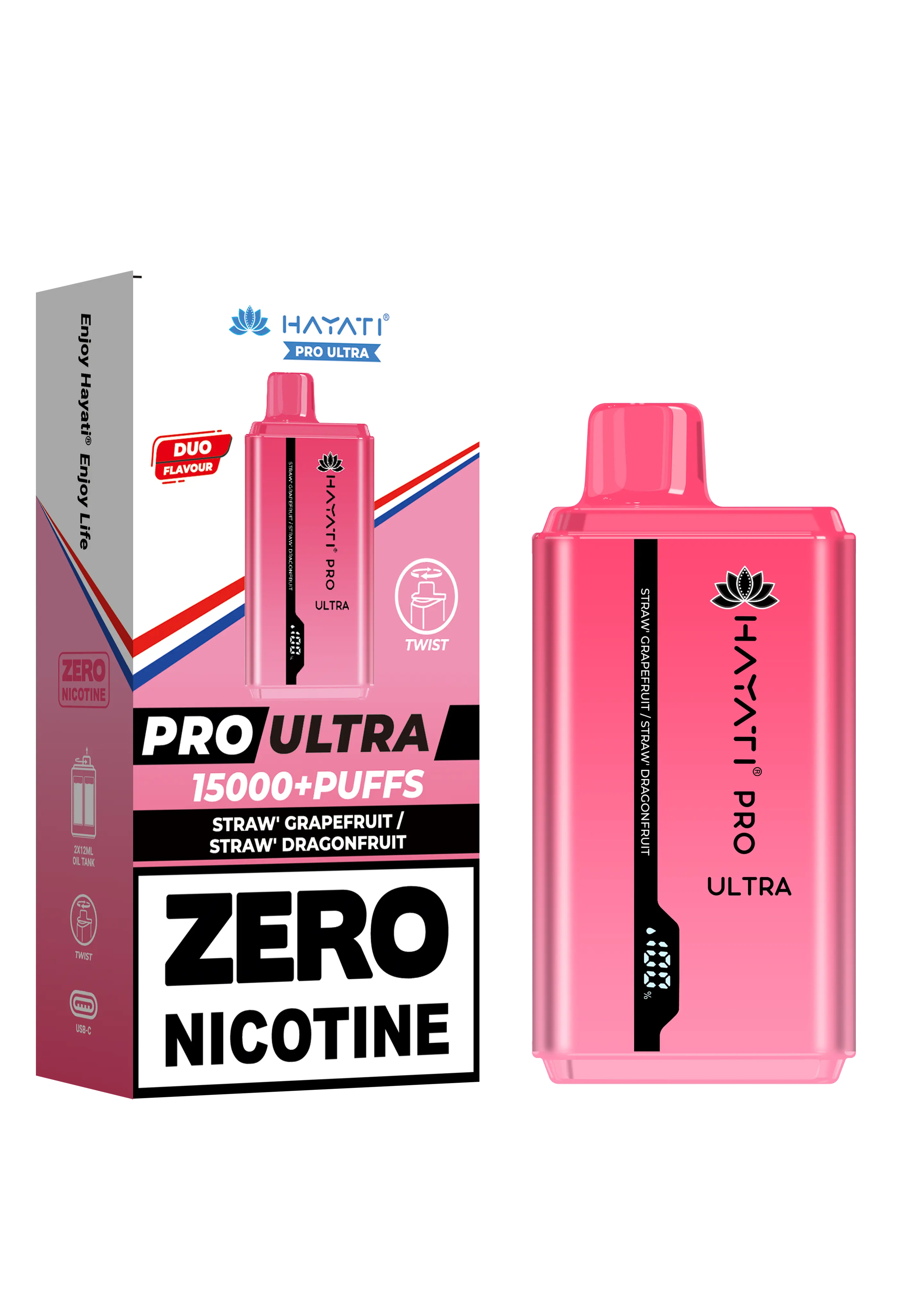 Hayati Pro Ultra 15000+ Puffs - Zero Nicotine Vape | Wholesale HayatiNot Found Vape wholesale supplies