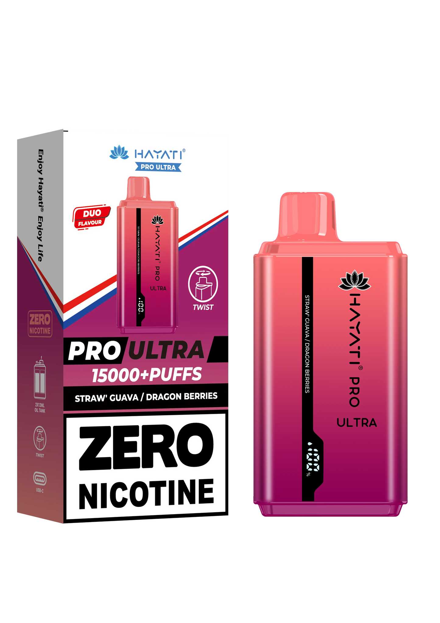 Hayati Pro Ultra 15000+ Puffs - Zero Nicotine Vape | Wholesale HayatiNot Found Vape wholesale supplies