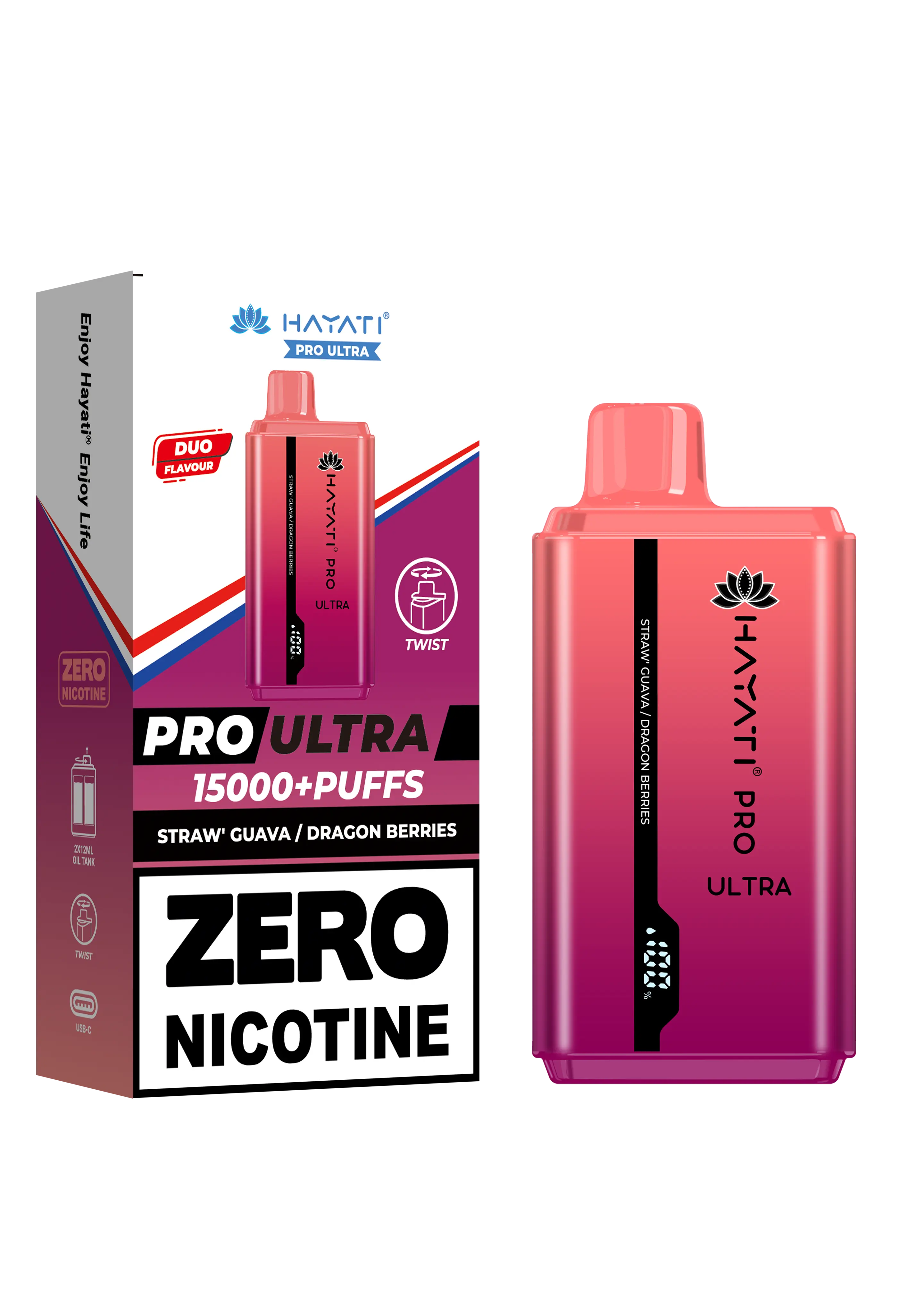 Hayati Pro Ultra 15000+ Puffs - Zero Nicotine Vape | Wholesale HayatiNot Found Vape wholesale supplies