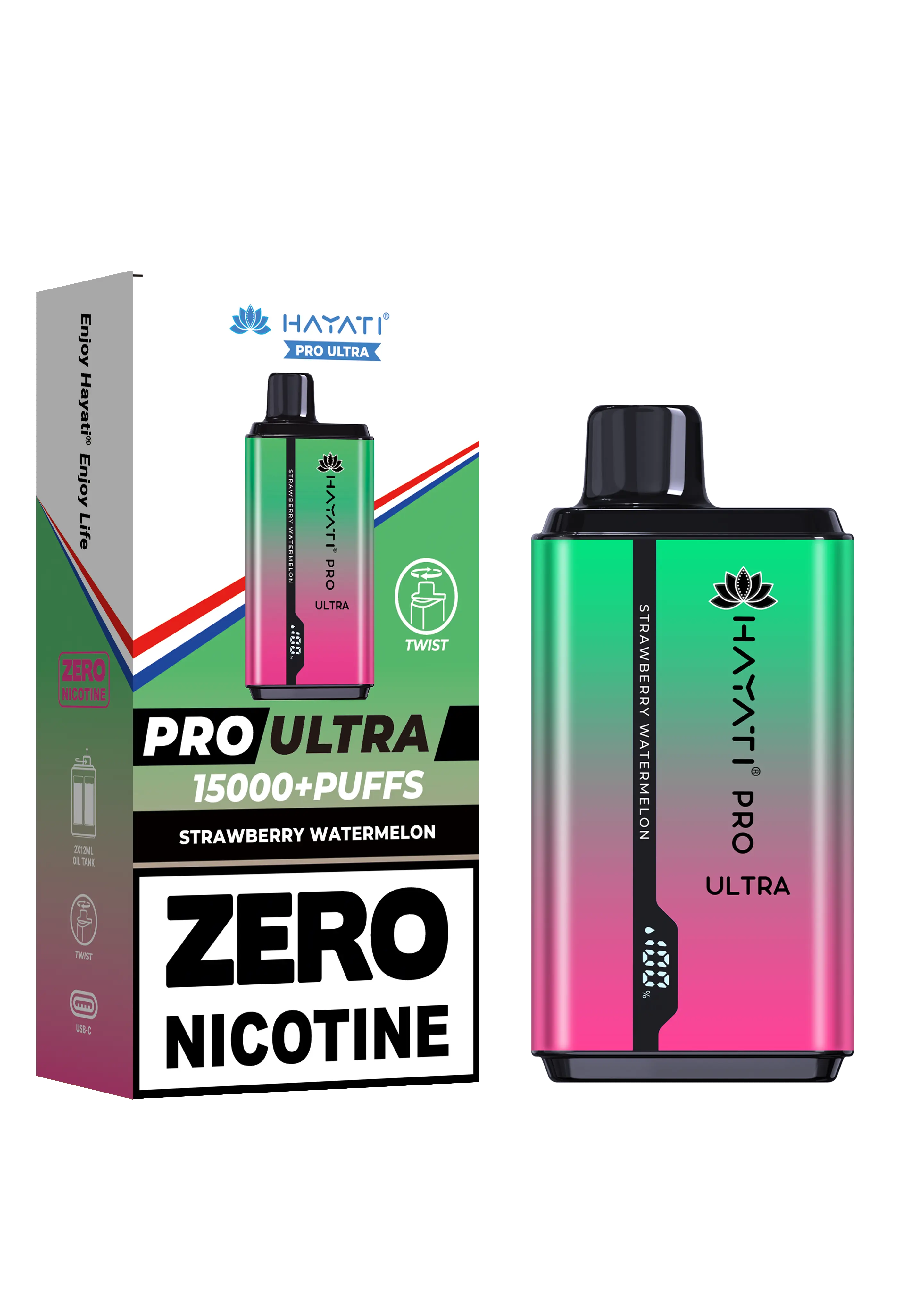 Hayati Pro Ultra 15000+ Puffs - Zero Nicotine Vape | Wholesale HayatiNot Found Vape wholesale supplies