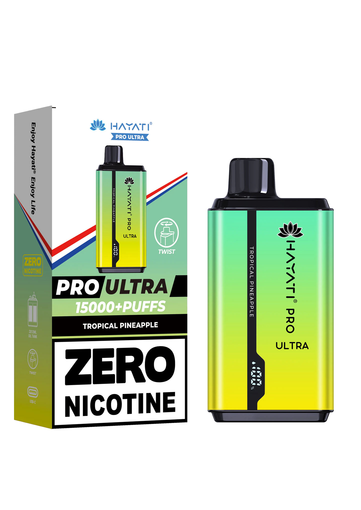 Hayati Pro Ultra 15000+ Puffs - Zero Nicotine Vape | Wholesale HayatiNot Found Vape wholesale supplies