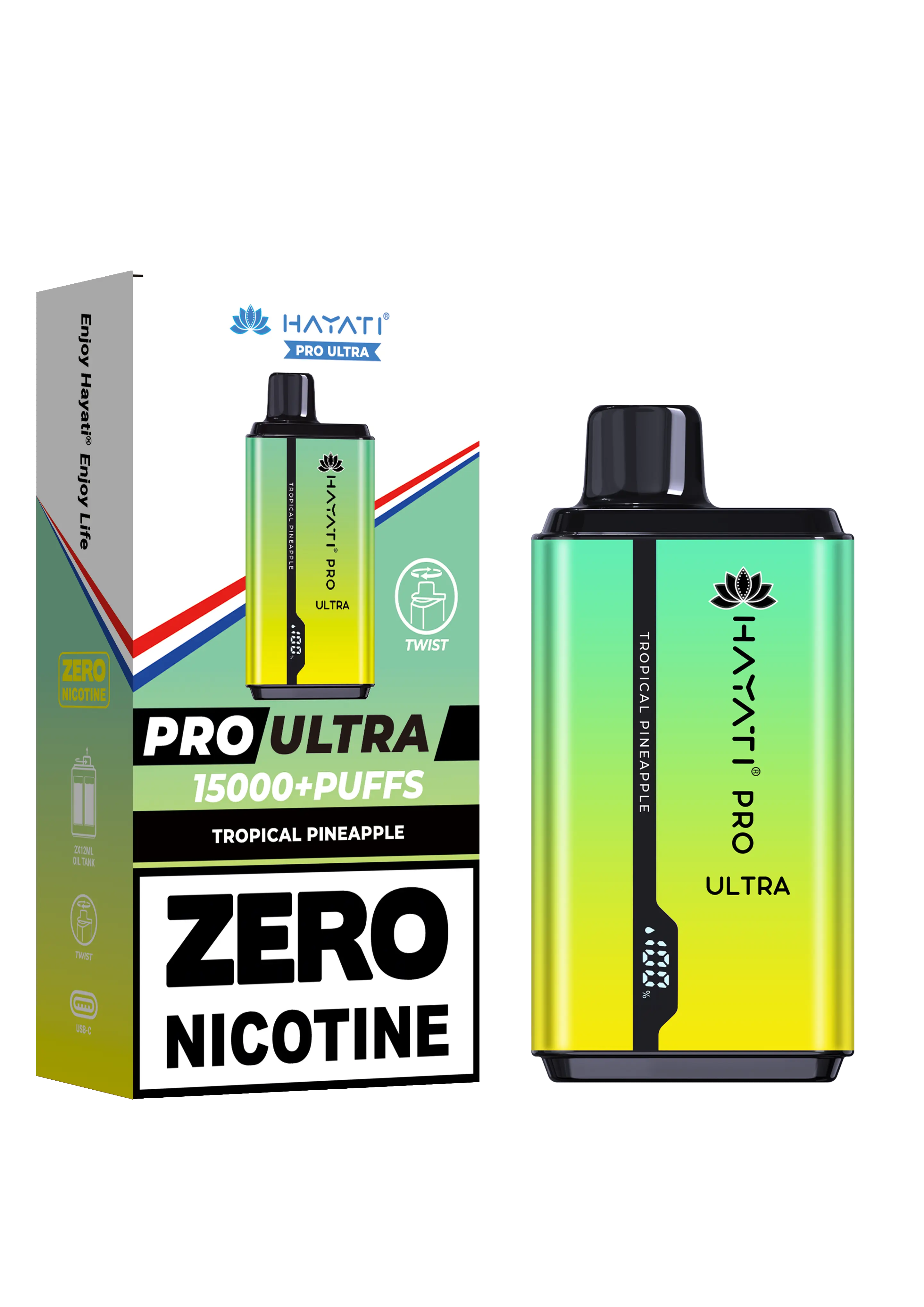 Hayati Pro Ultra 15000+ Puffs - Zero Nicotine Vape | Wholesale HayatiNot Found Vape wholesale supplies