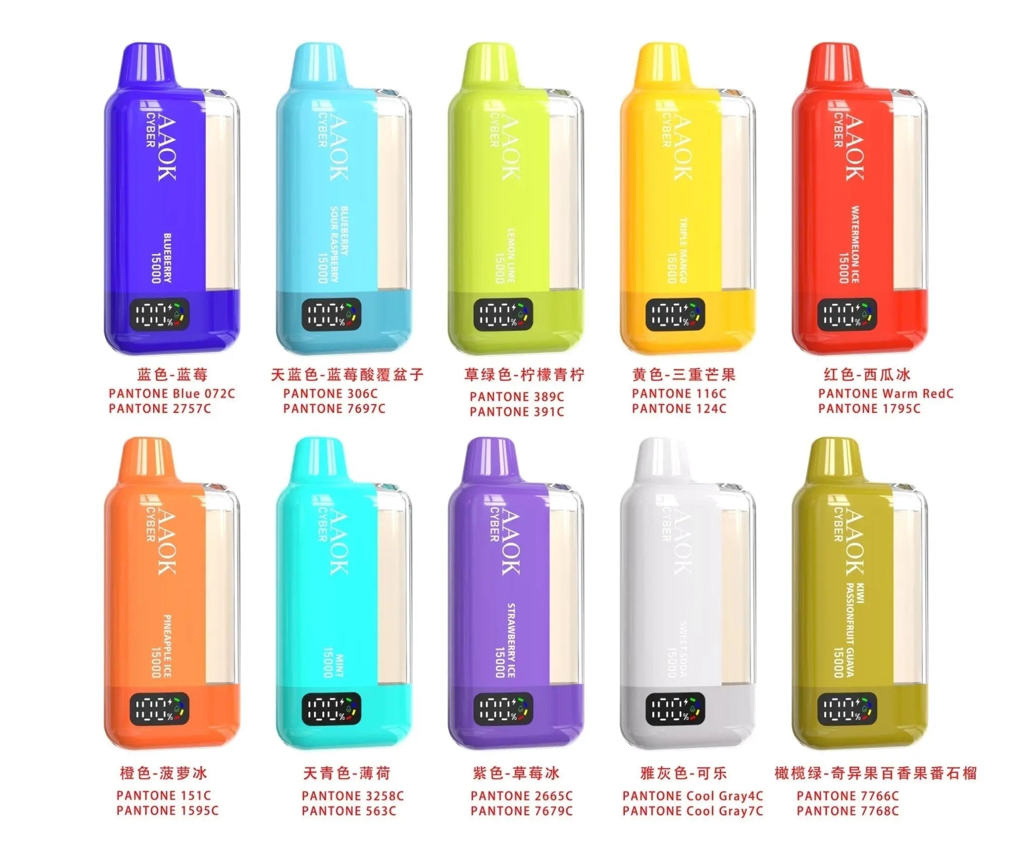 AAOK Cyber 6k Disposable Vape Box of 5 AAOKNot Found Vape wholesale supplies