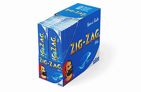 Zig Zag Blue King Size Slim - 50 Booklets Vape wholesale supplies