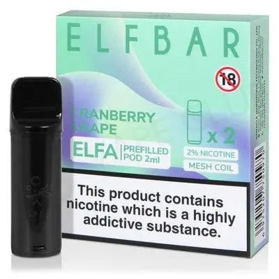 Elf Bar Elfa Pre-Filled Pods - Box of 10 - Vape wholesale supplies 