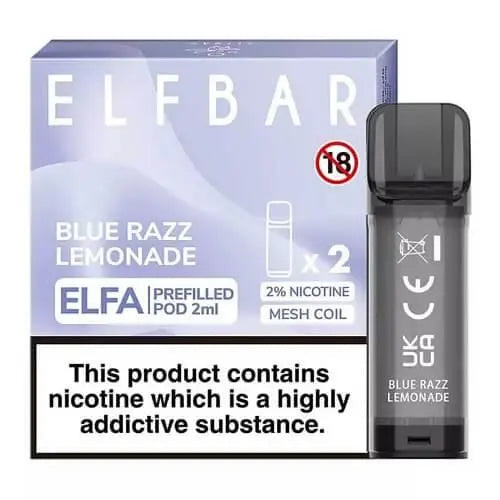 Elf Bar Elfa Pre-Filled Pods - Box of 10 - Vape wholesale supplies 