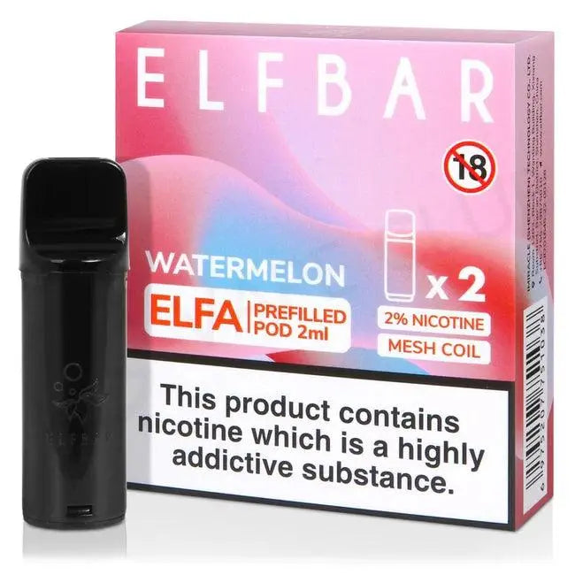 Elf Bar Elfa Pre-Filled Pods - Box of 10 - Vape wholesale supplies 