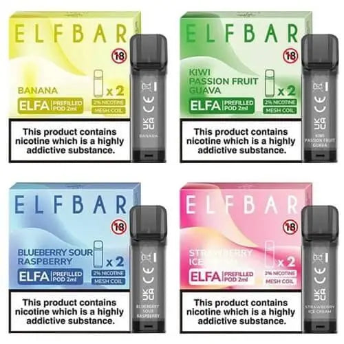 Elf Bar Elfa Pre-Filled Pods - Box of 10 - Vape wholesale supplies 