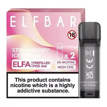 Elf Bar Elfa Pre-Filled Pods - Box of 10 - Vape wholesale supplies 