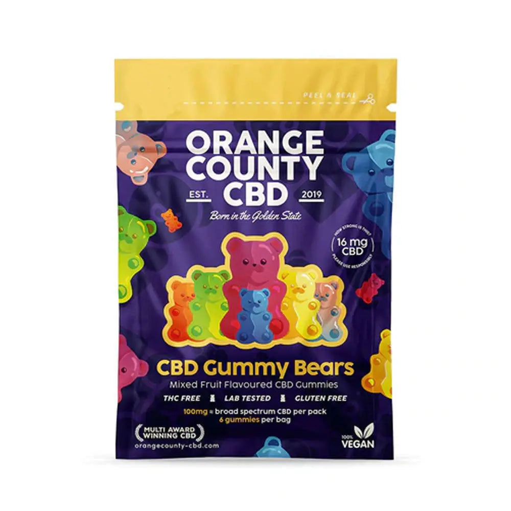 CBD Gummy Bears Grab Bag Mini (100mg) Orange CountyNot Found Vape wholesale supplies