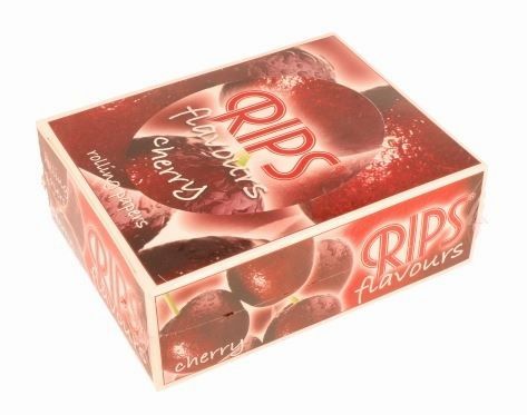 Rips Flavored Cigarette Paper Rolls - Cherry - Pack Of 24 Rolls Vape wholesale supplies