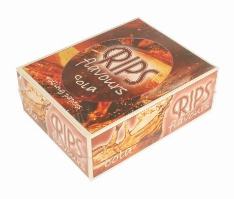 Rips Flavoured Cigarette Paper Rolls - Cola - Pack Of 24 Rolls Vape wholesale supplies