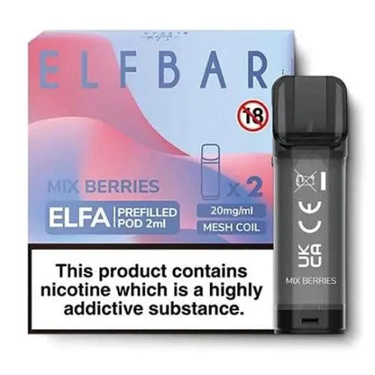 Elf Bar Elfa Pre-Filled Pods - Box of 10 - Vape wholesale supplies 