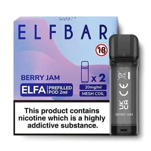 Elf Bar Elfa Pre-Filled Pods - Box of 10 - Vape wholesale supplies 