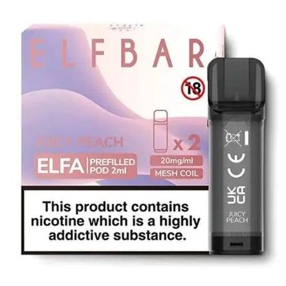 Elf Bar Elfa Pre-Filled Pods - Box of 10 - Vape wholesale supplies 