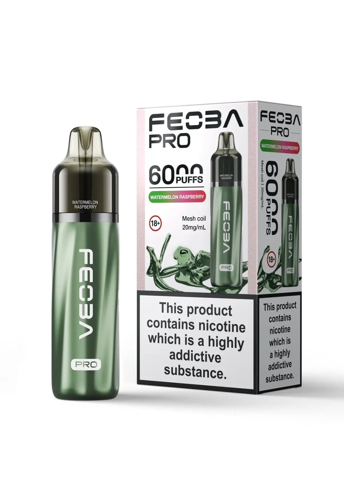 Feoba Pro 6000 Disposable Vape Box of 5 - Best Vape Wholesale - Vape wholesale supplies 